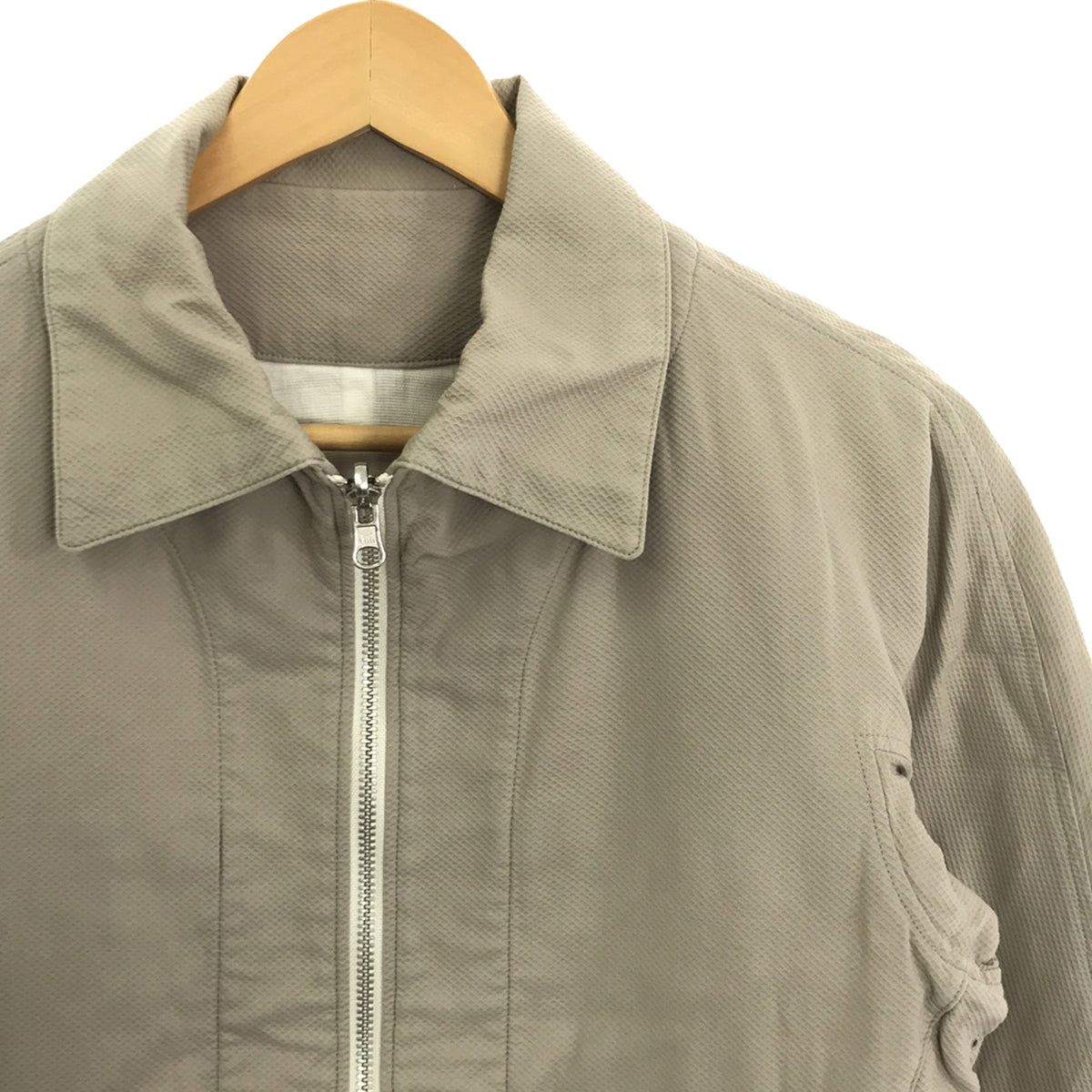 安南 |拉鍊外套 / 雙面擺動上衣外套 / 拉鍊外套 | 2 |米色/白色|男士