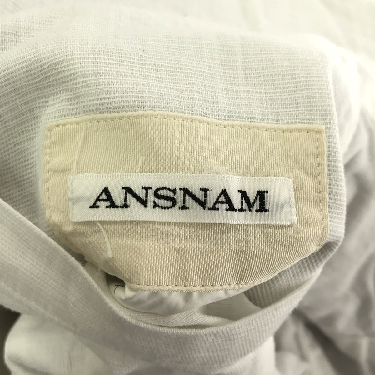 ANSNAM / 안수남 | Zip Blouson / 리버시블 스윙 탑 블루존 / 지퍼 업 재킷 | 2 | 베이지/화이트 | 남성