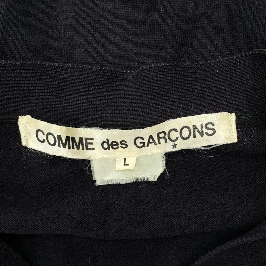 COMME des GARÇONS | 2018 春夏系列 | 棉質開襟衫 | L 碼 | 黑色 | 女款