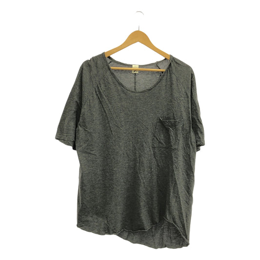 S'YTE YOHJI YAMAMOTO / サイトヨウジヤマモト | コットン アシンメトリー ポケットTシャツ | M | メンズ