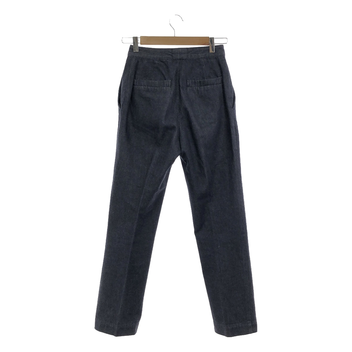 Curensology | Cotton Straight Denim Pants | 38 | Indigo | Women's