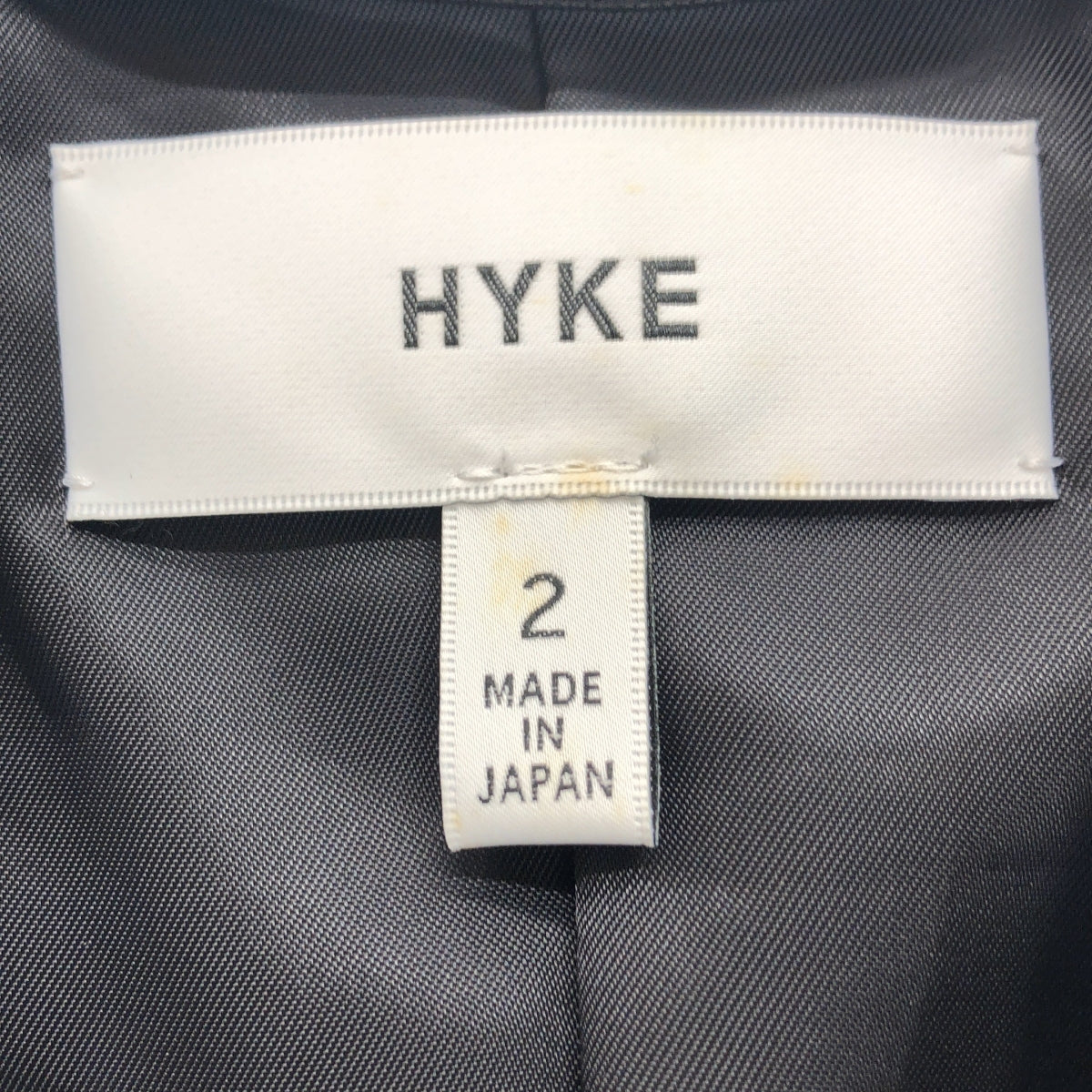 HYKE / Hike | × UNITED ARROWS Special Edition Motorcycle Leather Jacket | 2 | Black | Women's