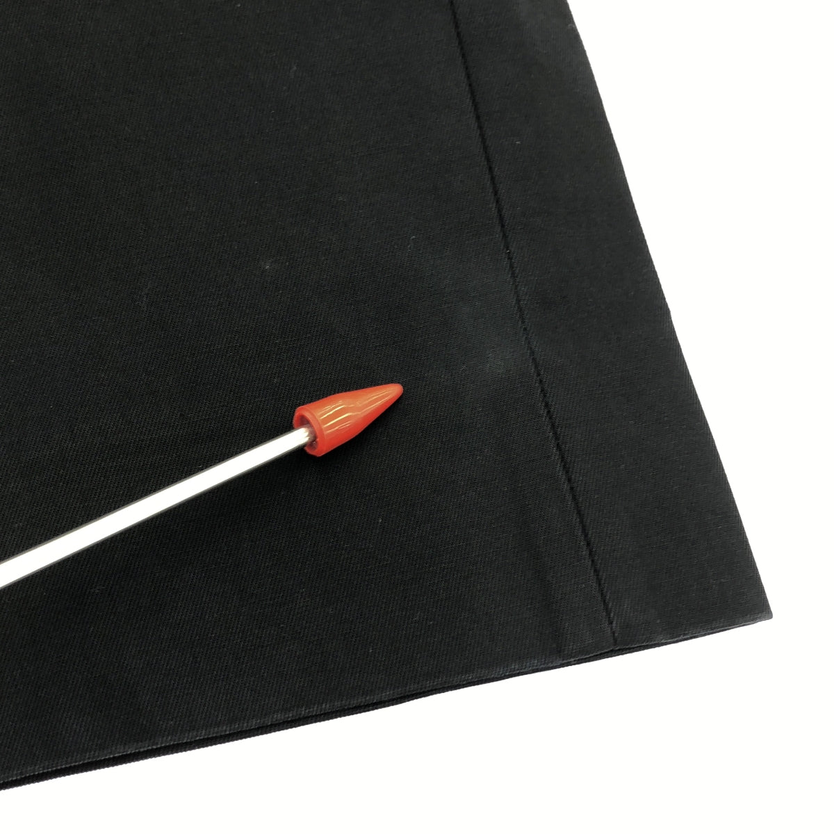 Maison Margiela / 메종 마르젤라 | 코튼 4 스티치 훅식 팬츠 | 46 | 블랙 | 남성