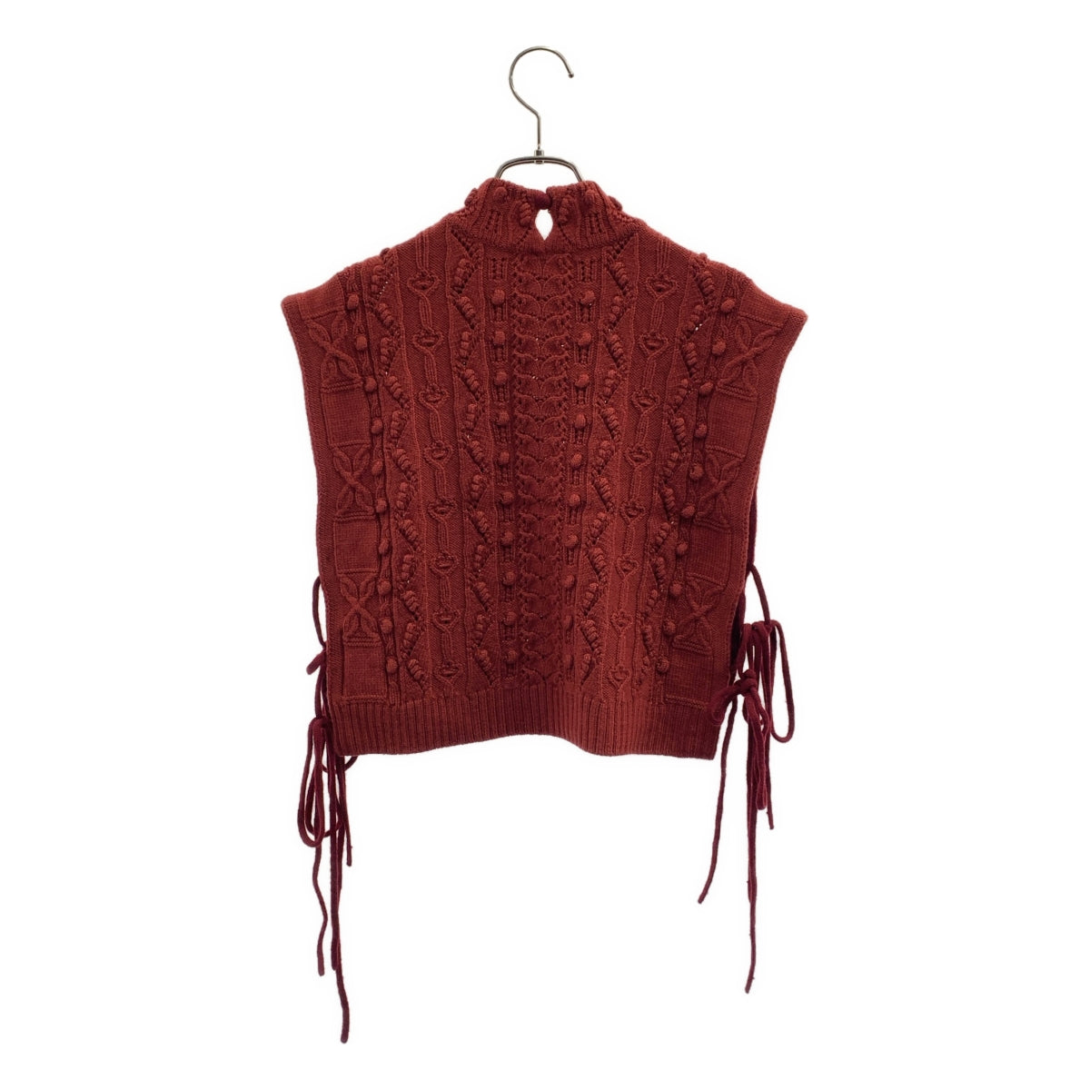 Mame Kurogouchi / マメクロゴウチ | Floral motif hand-knitted vest フローラル ニットベスト | 2 | レディース