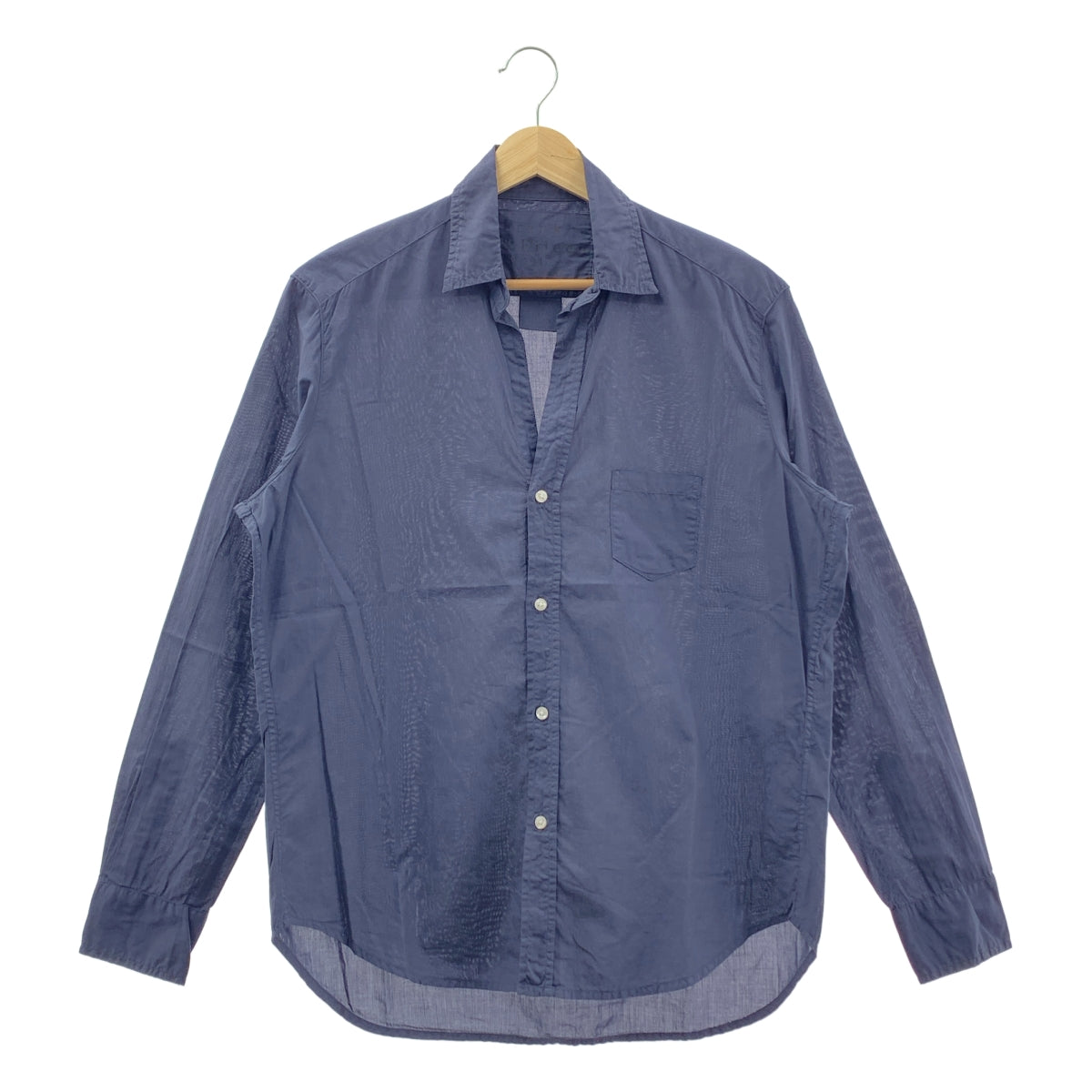 Frank &amp; Eileen | EILEEN 襯衫 淺色府綢 | XS | 海軍藍 | 女款