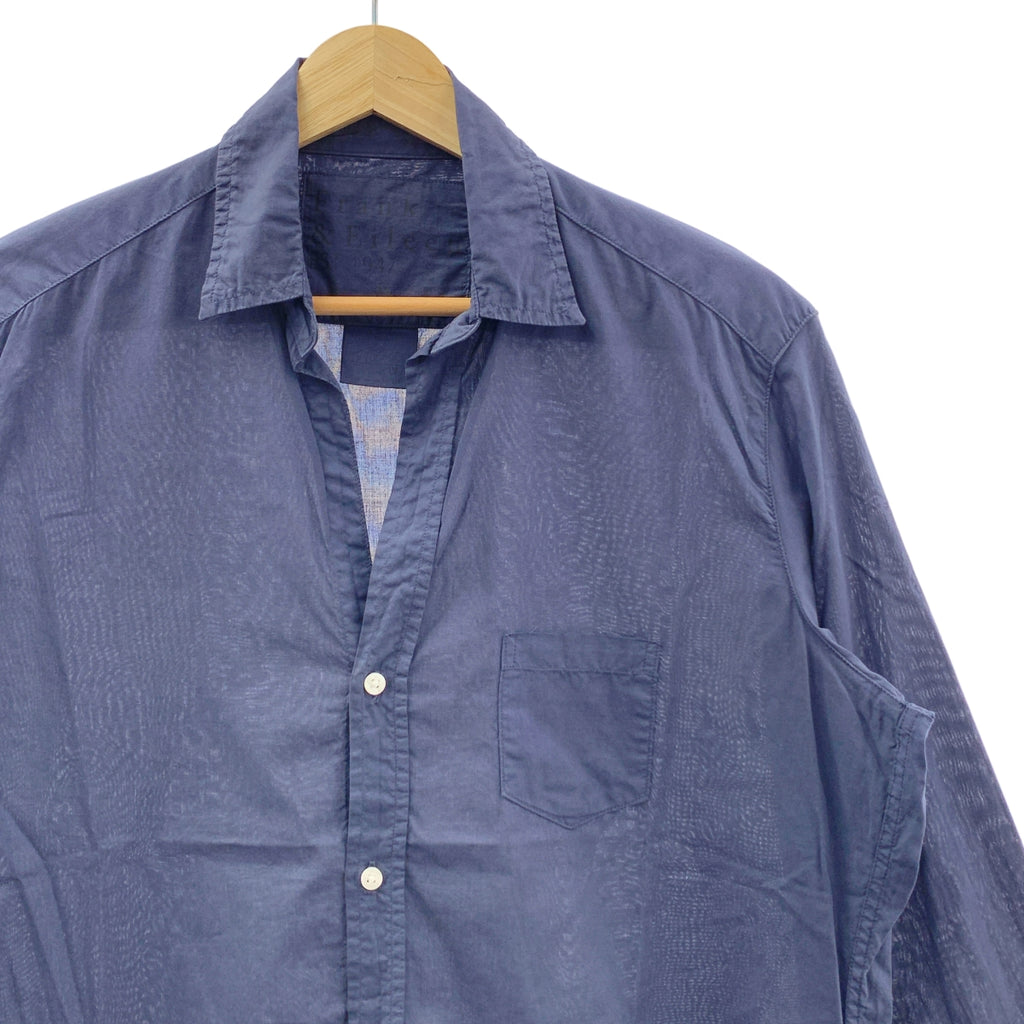 Frank&Eileen / フランクアンドアイリーン | EILEEN Shirt Light Poplin アイリーン ライトポプリン シャツ | XS | ネイビー | レディース