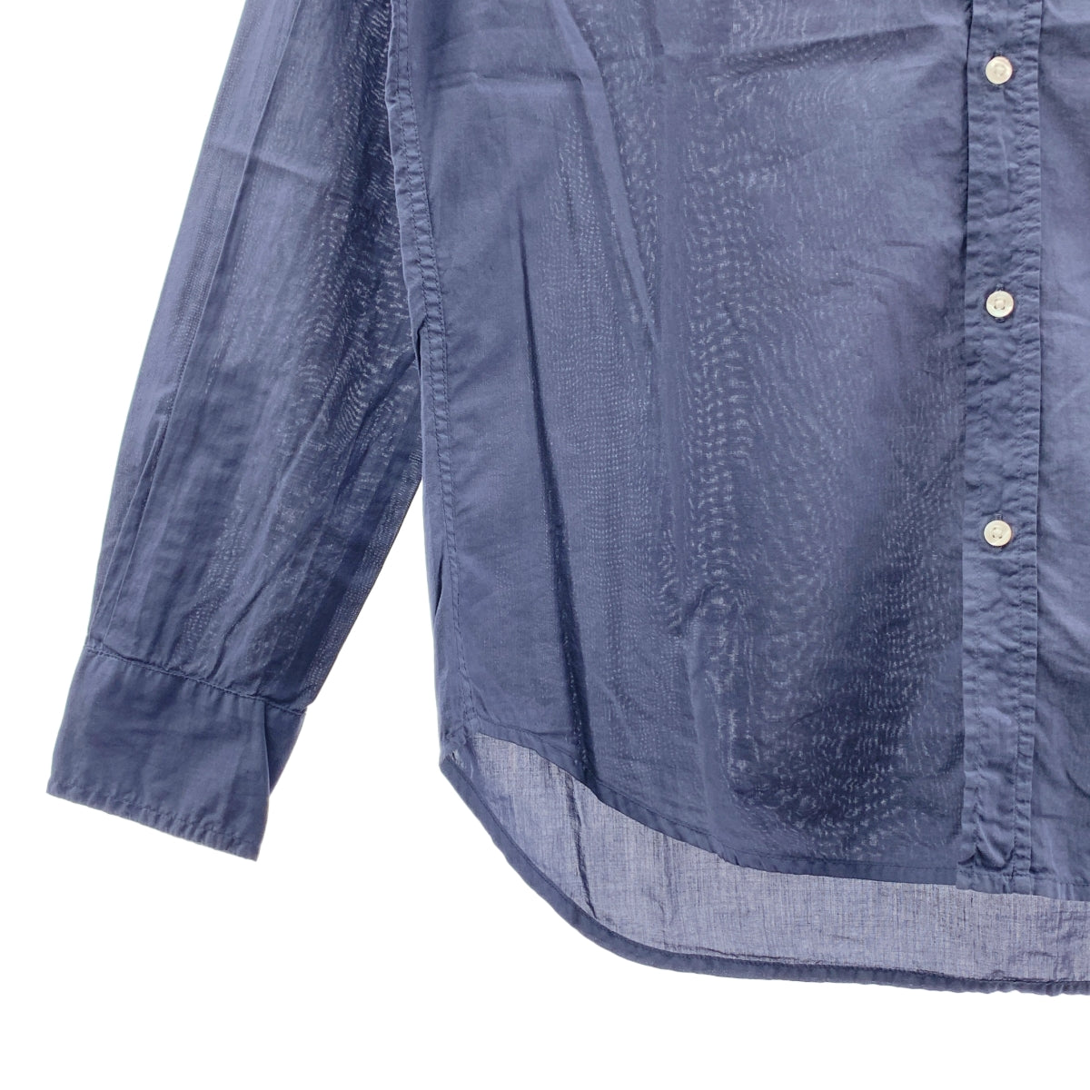 Frank &amp; Eileen | EILEEN 襯衫 淺色府綢 | XS | 海軍藍 | 女款