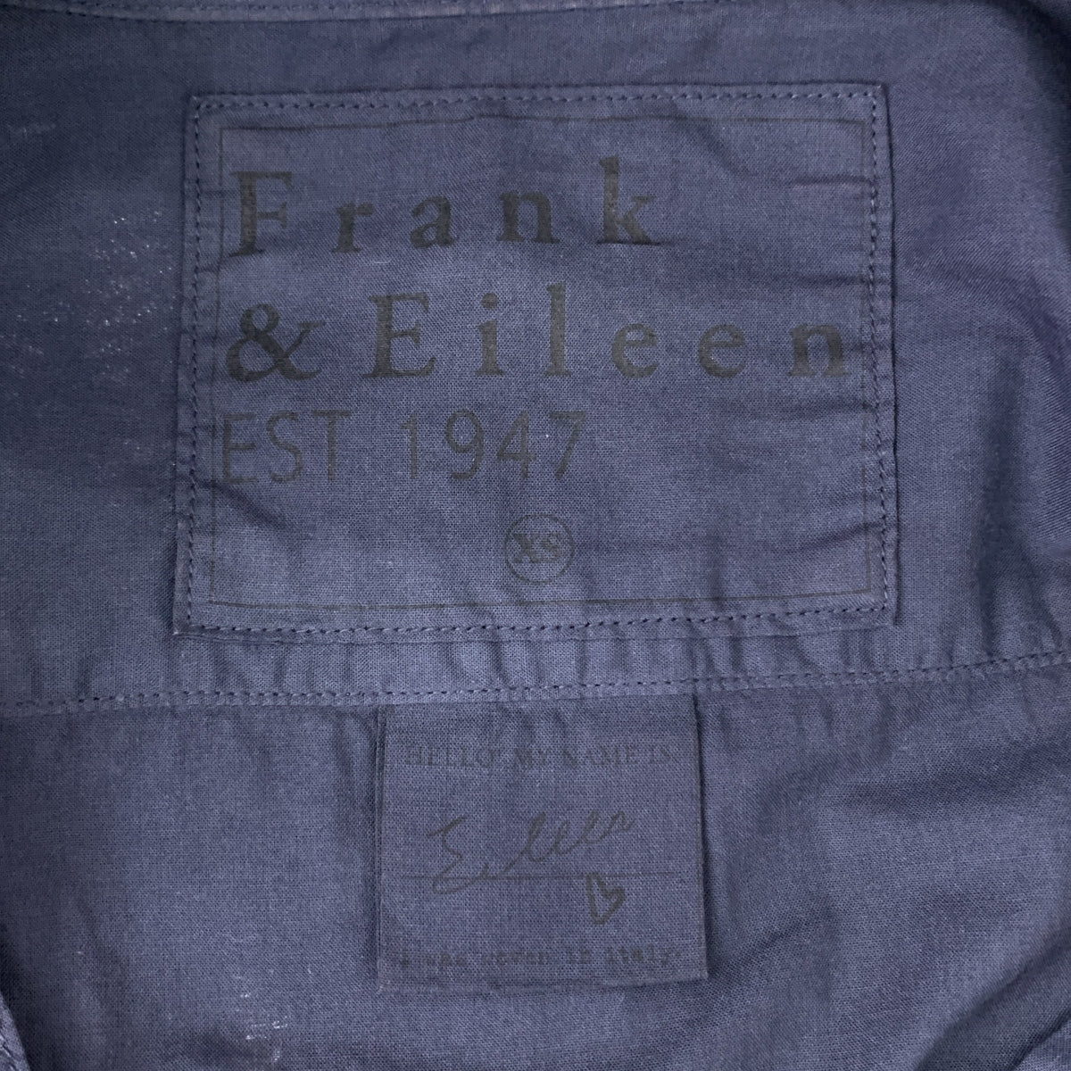 Frank&Eileen / フランクアンドアイリーン | EILEEN Shirt Light Poplin アイリーン ライトポプリン シャツ | XS | ネイビー | レディース