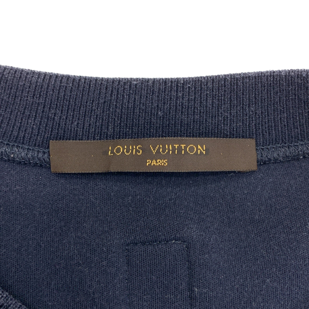 Louis Vuitton / ルイヴィトン | アメリカンズカップ フロントプリント スウェット | L | ネイビー | メンズ
