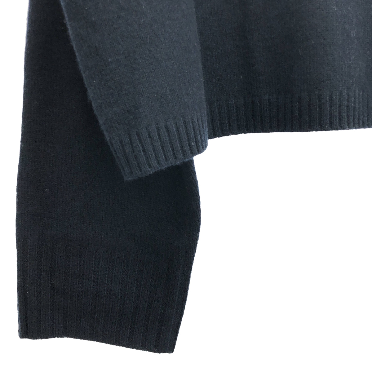 二級 | 2023秋冬 | EVERYDAY I LIKE 短款高領套頭針織衫 | F |海軍 |女性的