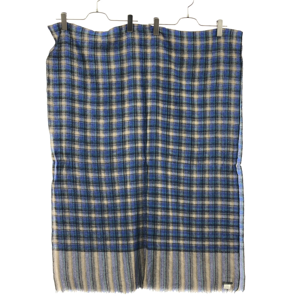 FALIERO SARTI / 파리 에로 살티 | 캐시미어 체크 프린지 스톨 |