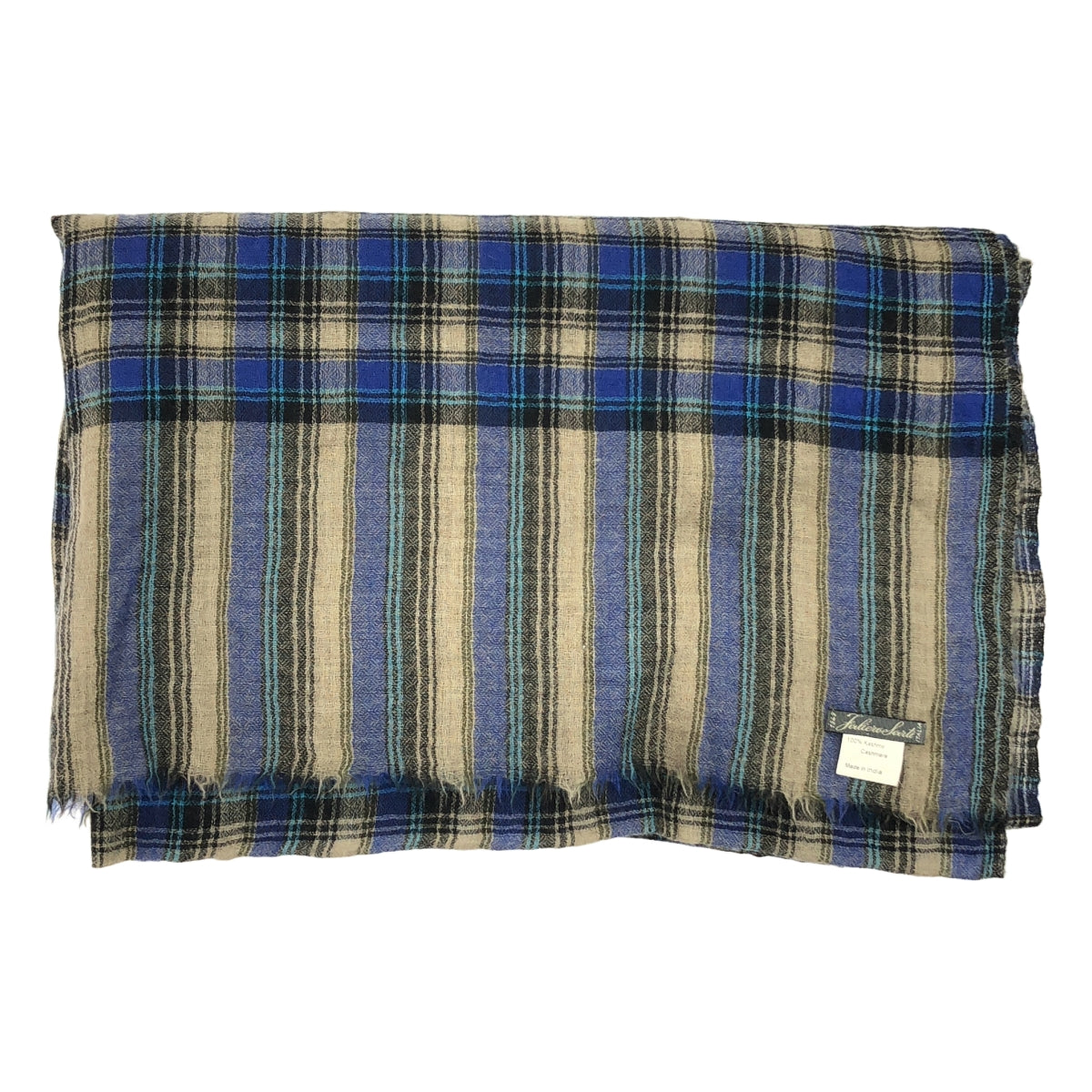 FALIERO SARTI / 파리 에로 살티 | 캐시미어 체크 프린지 스톨 |