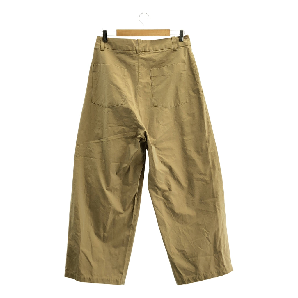 明日世界 |棉質錢布雷單褶寬褲 | S |男士