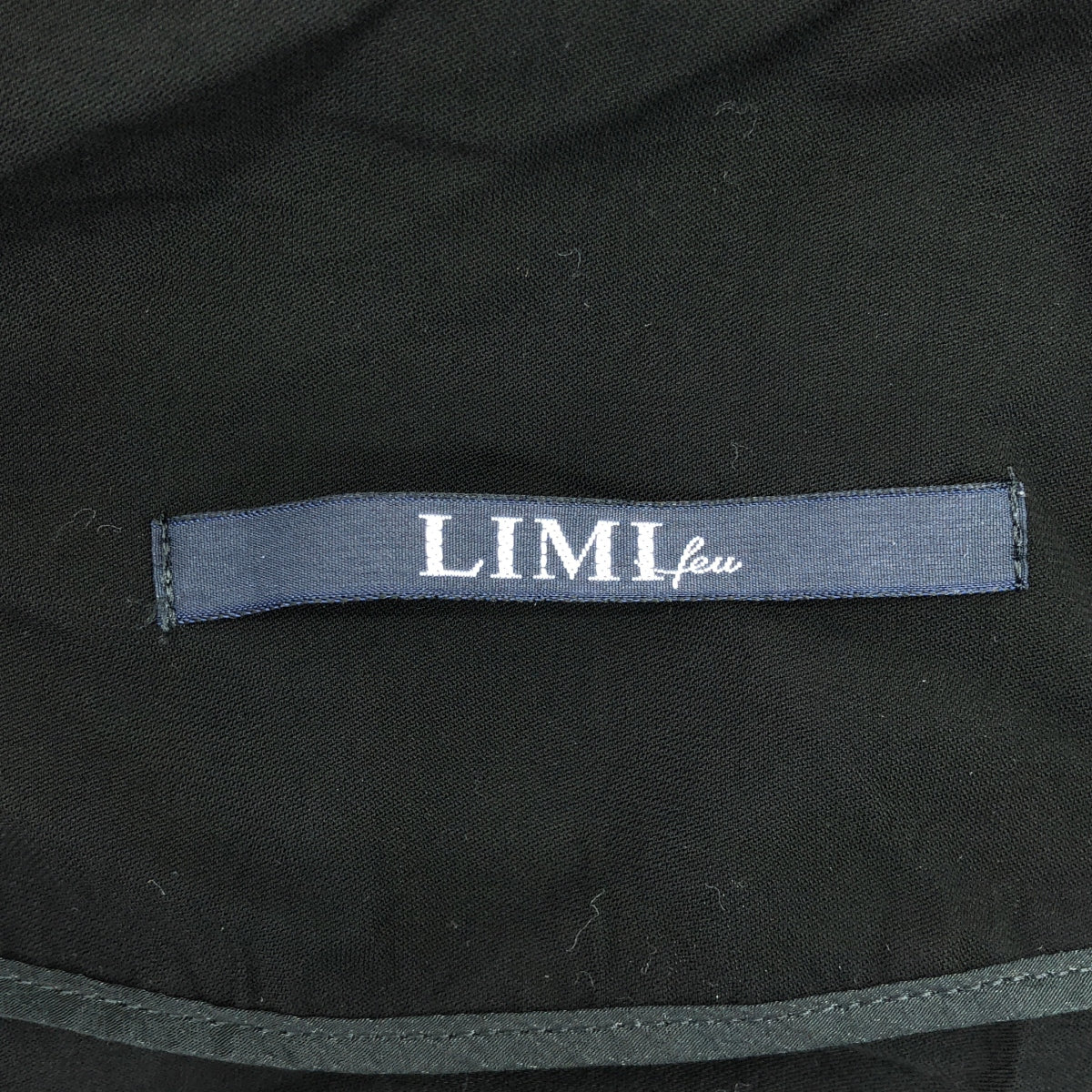 LIMI feu / 리미후 | 2023SS | 원 숄더 비대칭 드레이프 스커트 | 2 | 블랙 | 여성