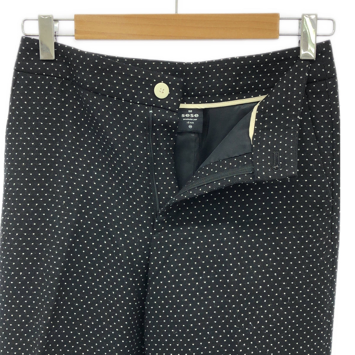 耶拿 / 耶拿 | sese dot Sabrina 褲子 | 38 |黑/白 |女性的