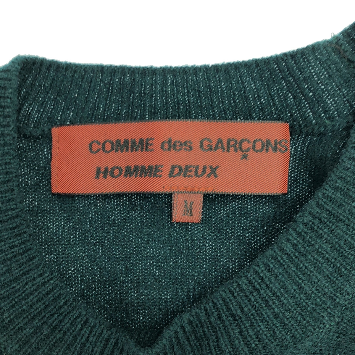 COMME des GARCONS HOMME DEUX / コムデギャルソンオムドゥ | 2006AW | ウール クルーネックニット | M | グリーン | メンズ