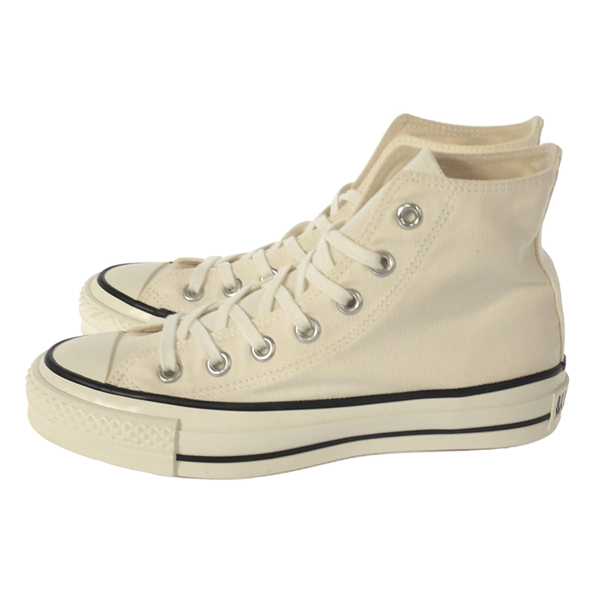 [狀況良好] CONVERSE CANVAS ALL STAR J HI 高筒運動鞋 |尺寸 4 |白色 |女性的