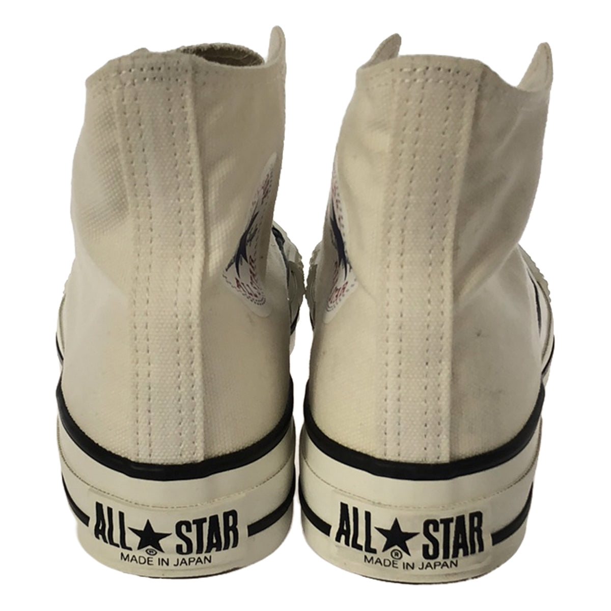 [狀況良好] CONVERSE CANVAS ALL STAR J HI 高筒運動鞋 |尺寸 4 |白色 |女性的