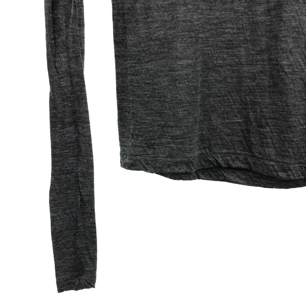 AURALEE / オーラリー | 2023AW | SUPER SOFT WOOL SHEER L/S TEE / クルーネック ニット カットソー | 1 |