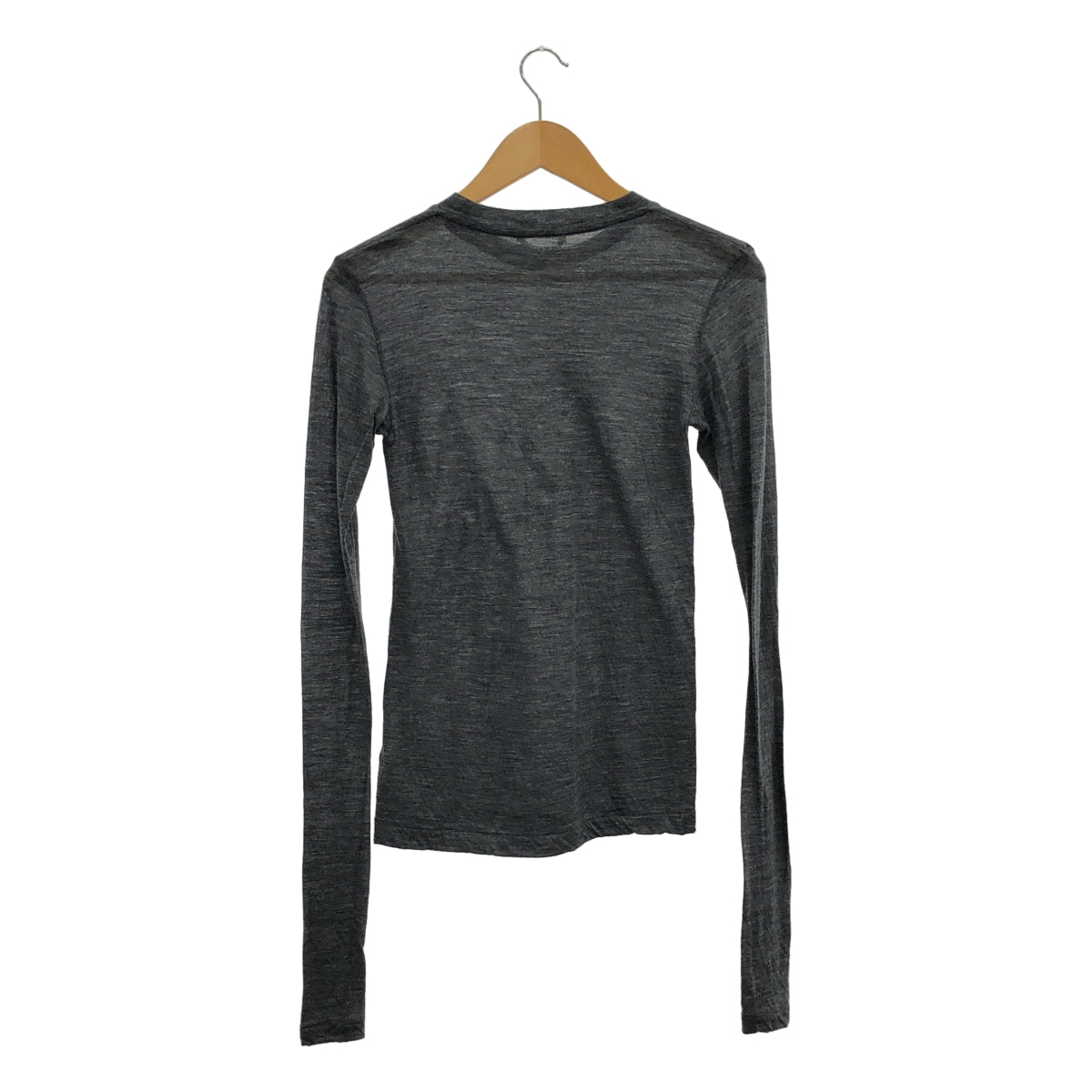 AURALEE / オーラリー | 2023AW | SUPER SOFT WOOL SHEER L/S TEE / クルーネック ニット カットソー | 1 |