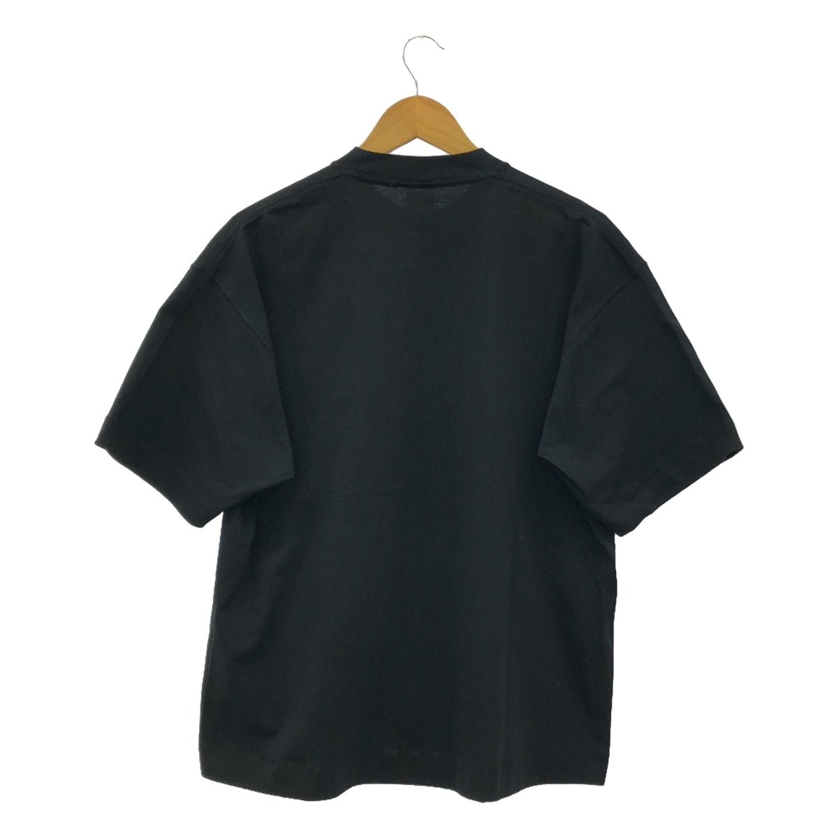 【美品】  plllllleeeasse / プリーズ | ロゴ クルーネック Tシャツ カットソー | M | ブラック | メンズ