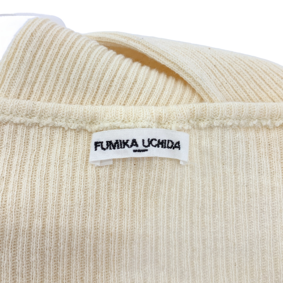 內田文香 | 復古羅紋束身長袖羅紋針織開襟衫 | M碼 | 女款