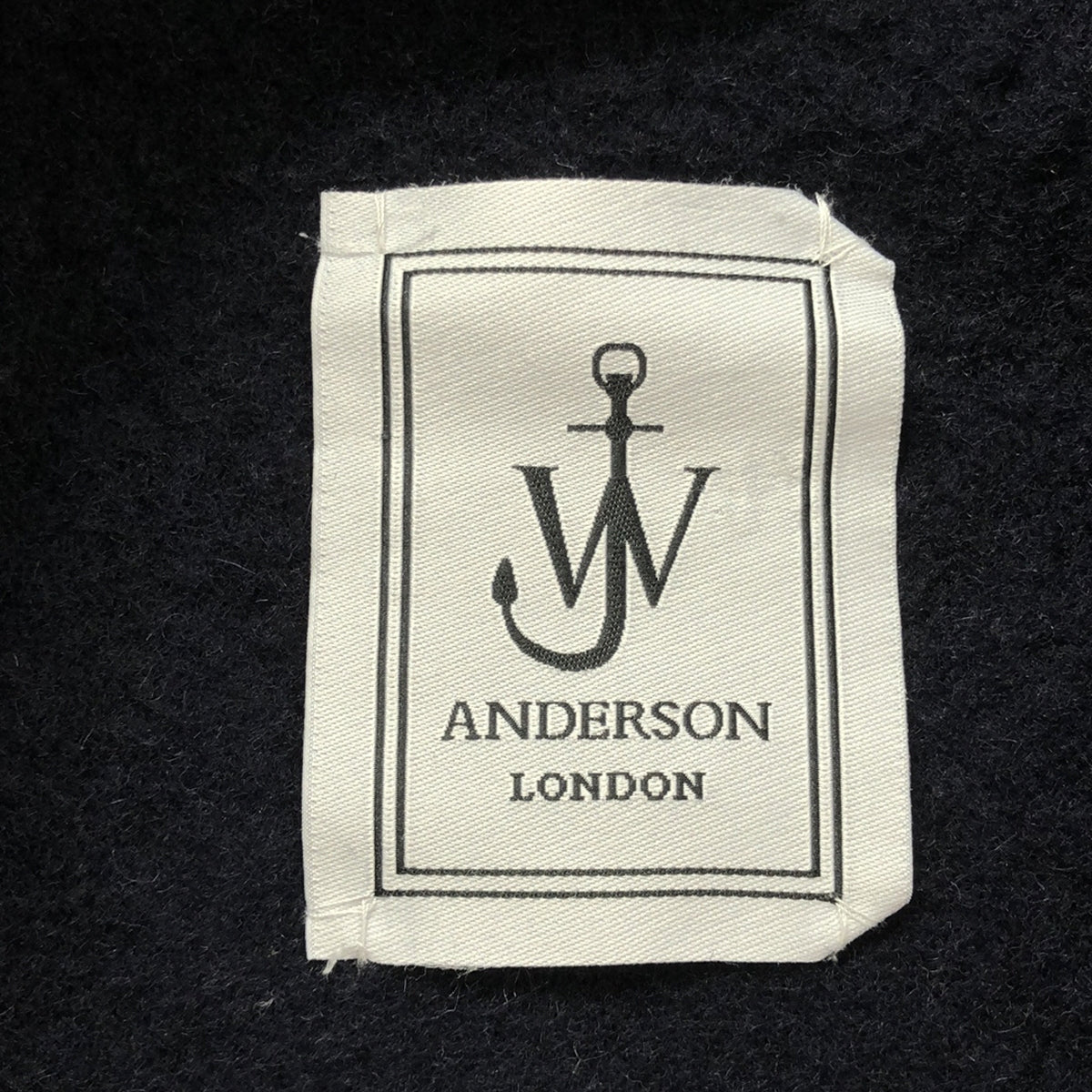 JW Anderson | Wool, Quilted Sleeves, Mixed Material Jacket | S | Navy | Women's