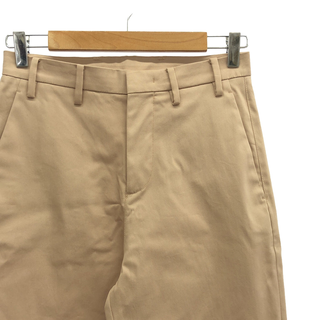 【新品】  N°21 / ヌメロヴェントゥーノ | コットン ストレッチ テーパードパンツ | 36 | ライトピンク | レディース