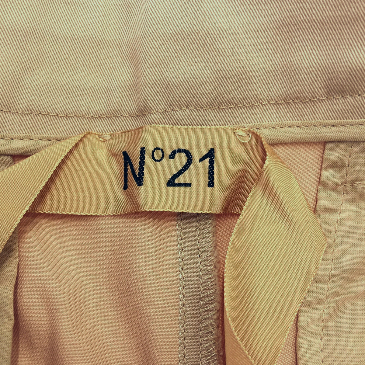 [新] N°21 / Numero Ventuno |棉質彈性錐形褲 | 36 |淺粉紅色 |女性的