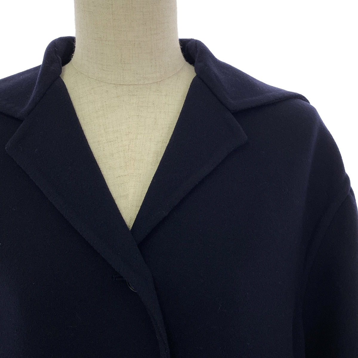 【미품】 JIL SANDER / 질 썬더 | 2022AW | 버진 울 코트 | 34 | 네이비 | 여성