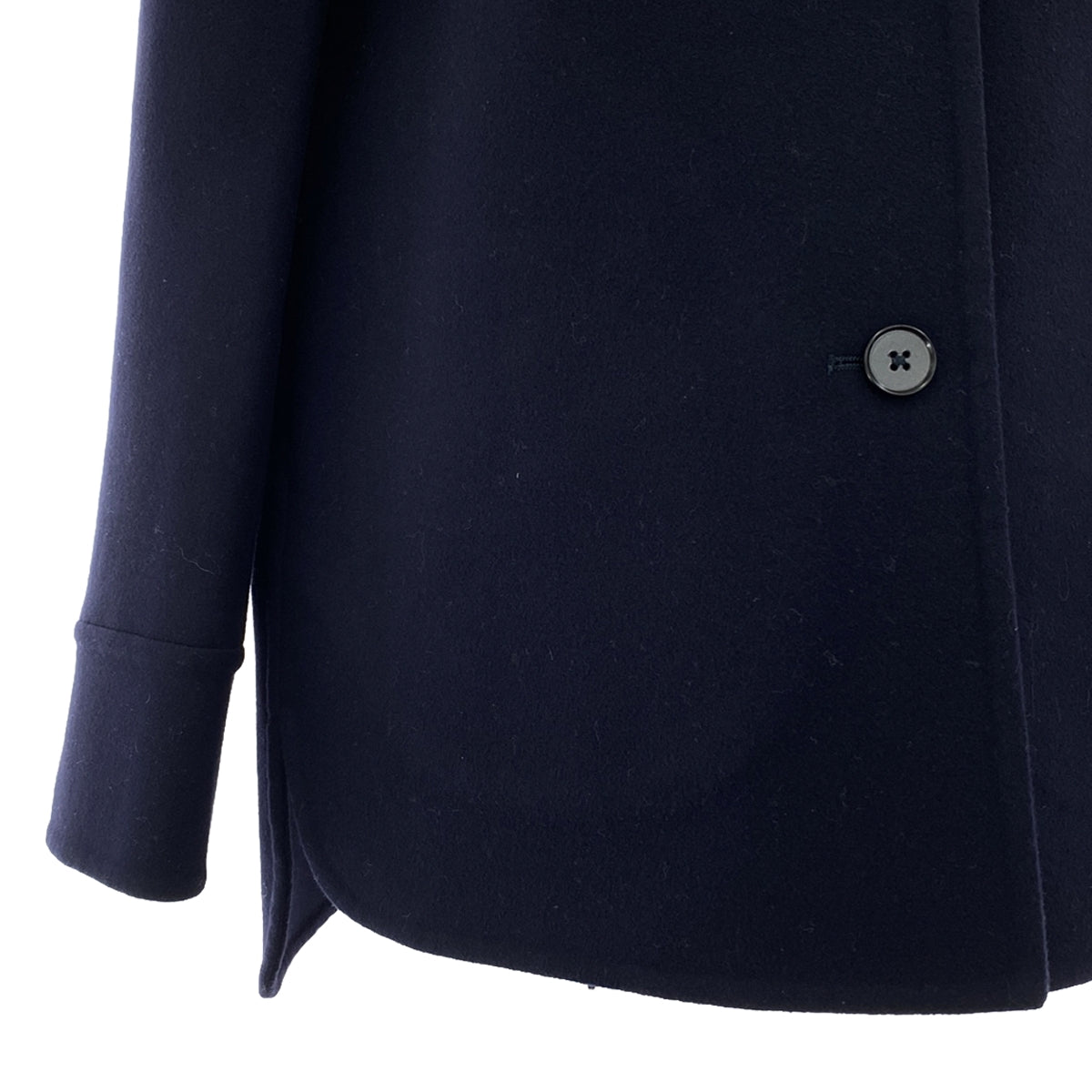 【미품】 JIL SANDER / 질 썬더 | 2022AW | 버진 울 코트 | 34 | 네이비 | 여성