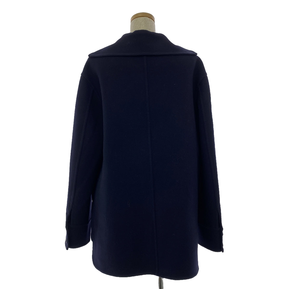 【미품】 JIL SANDER / 질 썬더 | 2022AW | 버진 울 코트 | 34 | 네이비 | 여성