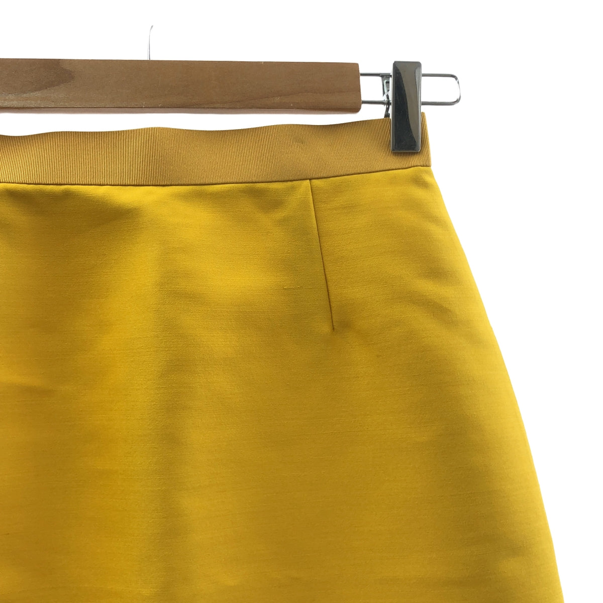 STRASBURGO | 羊毛絲質後開衩裙 | 36 | 黃色 | 女款