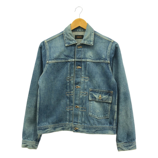 chimala / Chimala | TRUCKER JACKET Vintage processing 1st type Selvedge denim trucker jacket | S | Women's