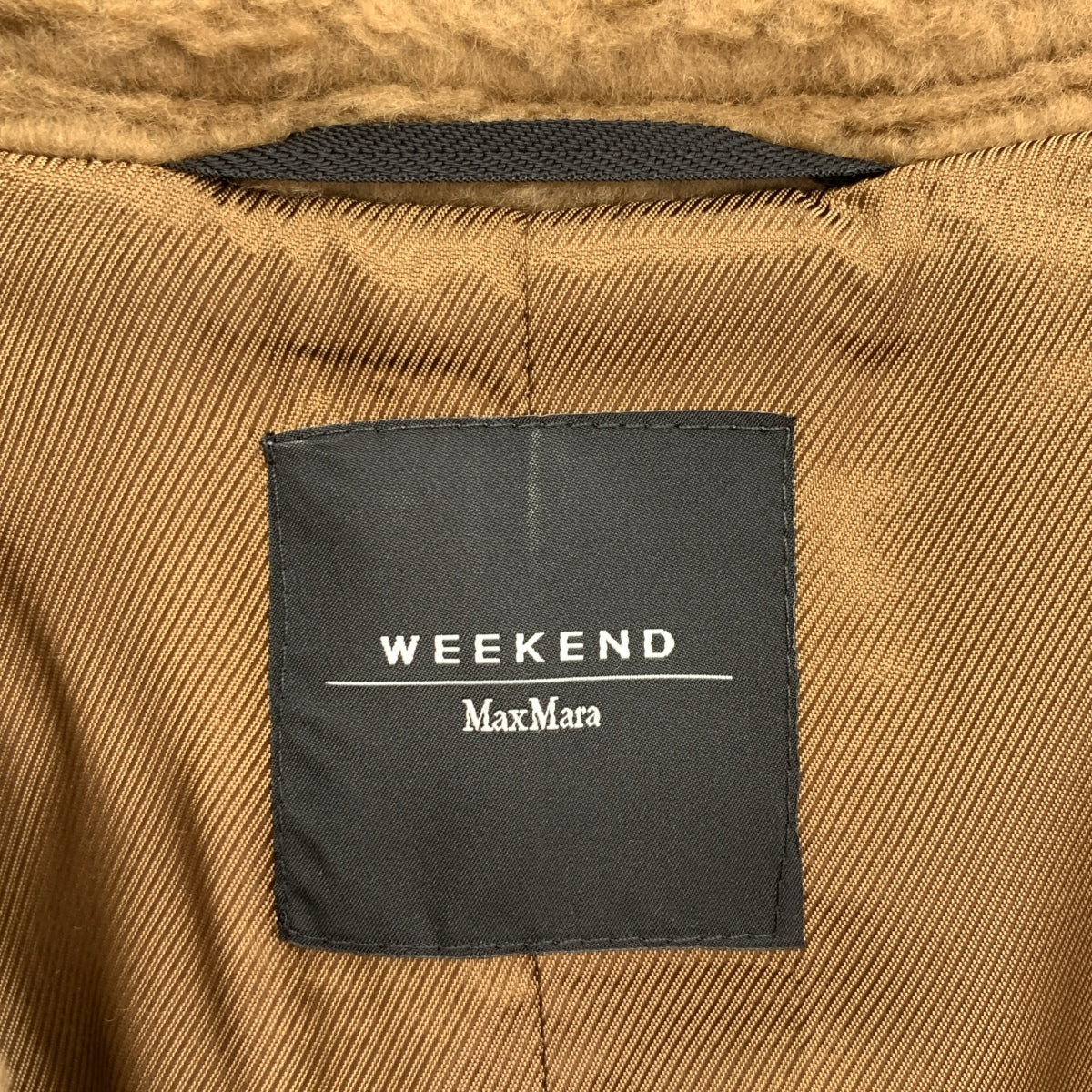 WEEKEND MAX MARA / ウィークエンドマックスマーラ | VEBER TEDDY テディベア コート | US4 | キャメル | レディース