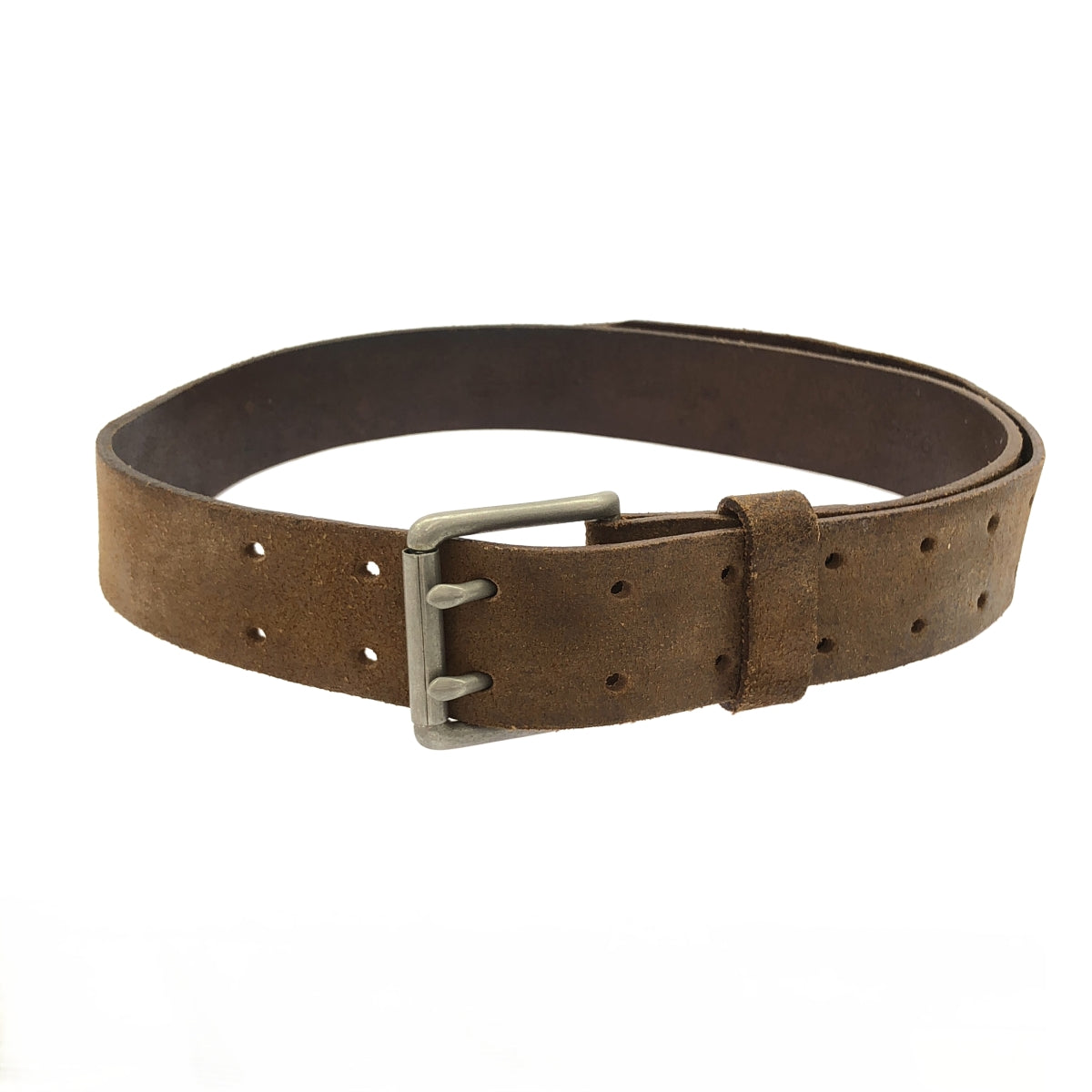 Whitehouse Cox | 雙針絨面革腰帶 | 尺寸 30 / 75 | 其他