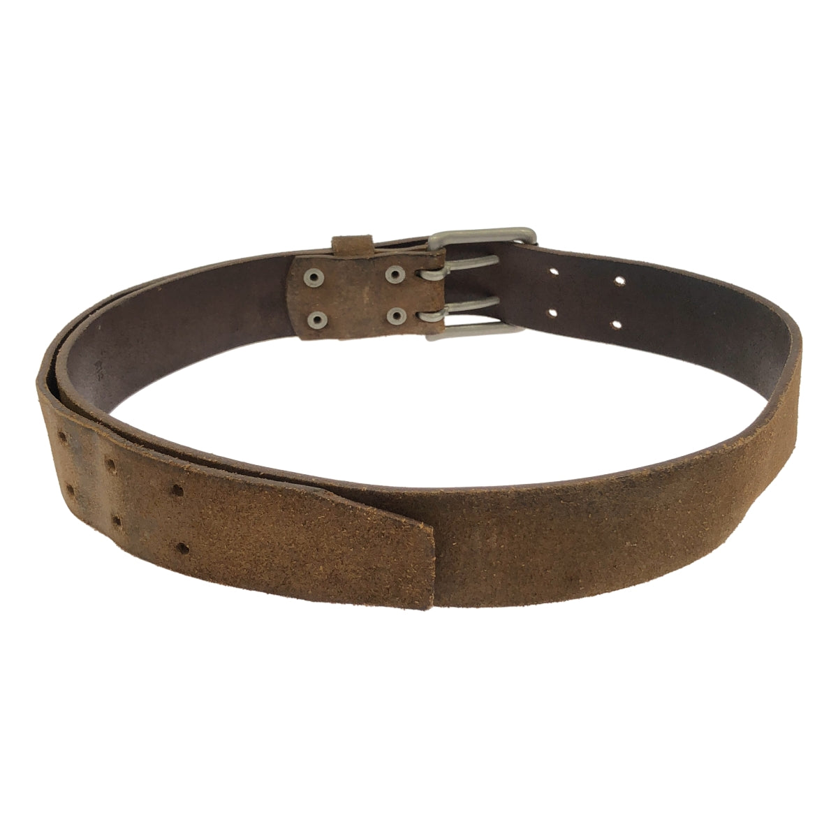 Whitehouse Cox | 雙針絨面革腰帶 | 尺寸 30 / 75 | 其他