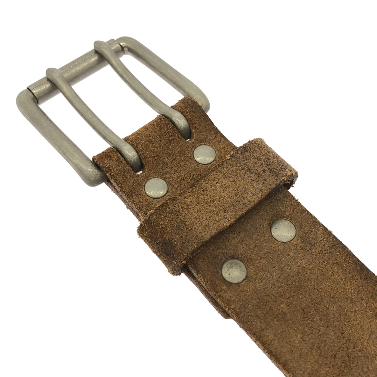 Whitehouse Cox | 雙針絨面革腰帶 | 尺寸 30 / 75 | 其他