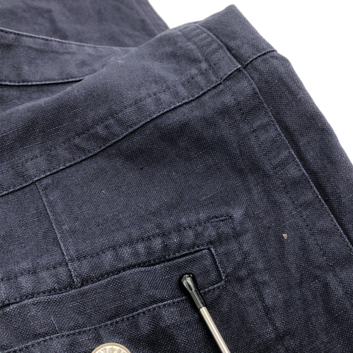 ISABEL MARANT ETOILE / 이사벨 마란에트월 | Phil Pants 코튼 테이퍼드 팬츠 | 38 | 네이비 |