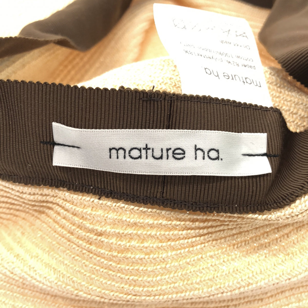 mature ha. / mature ha. | Paper BOXED HAT |