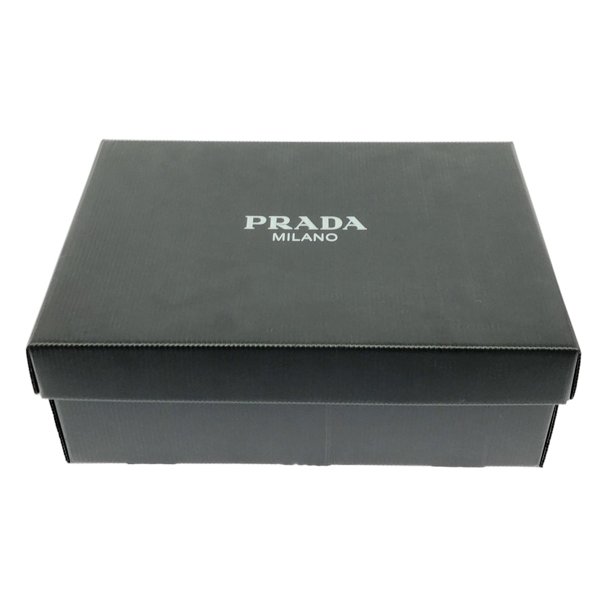 [新品] PRADA / 普拉達 |三角形標誌皮革運動鞋 |運動鞋 | 6 |黑色 |女性的