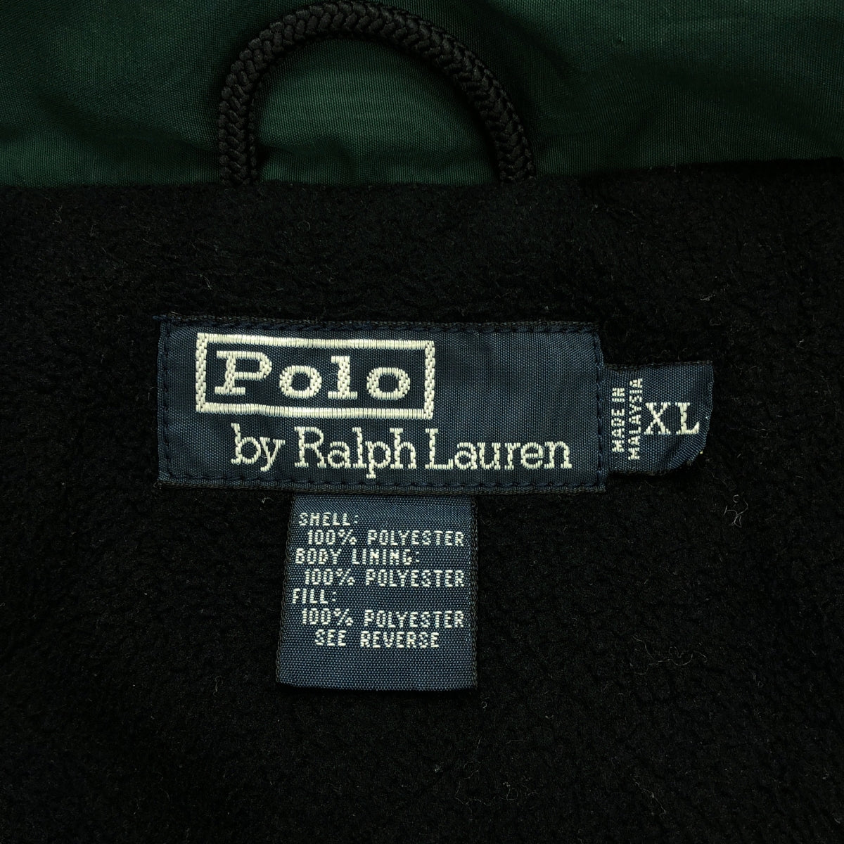 POLO BY RALPH LAUREN / ポロバイラルフローレン | 1990-2000s ヴィンテージ INフリース ジップ ブルゾン | XL | メンズ