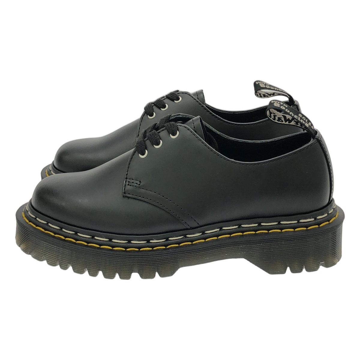 [New] Dr.Martens / Dr. Martens | × Rick Owens 1461 BEX DS R0 Leather Lace-up Shoes | Size 23 | Black | Women's