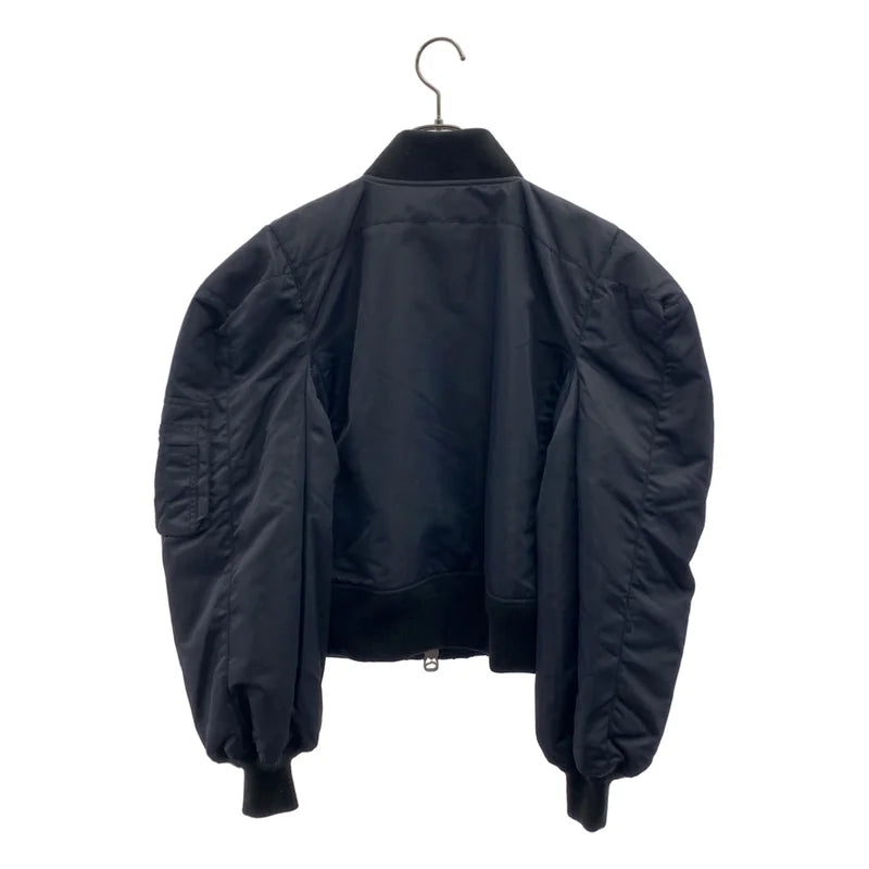 ANREALAGE / アンリアレイジ | BOX MA-1 / オーバーシルエット ボンバージャケット ブルゾン | 46 | レディース