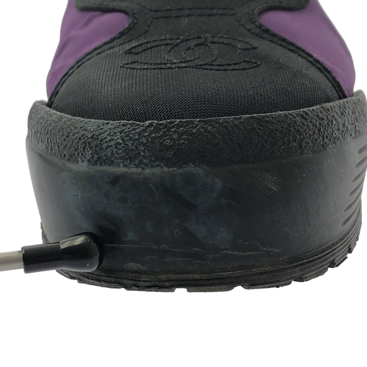 CHANEL / シャネル | ココマーク ロゴ バイカラー ローカット