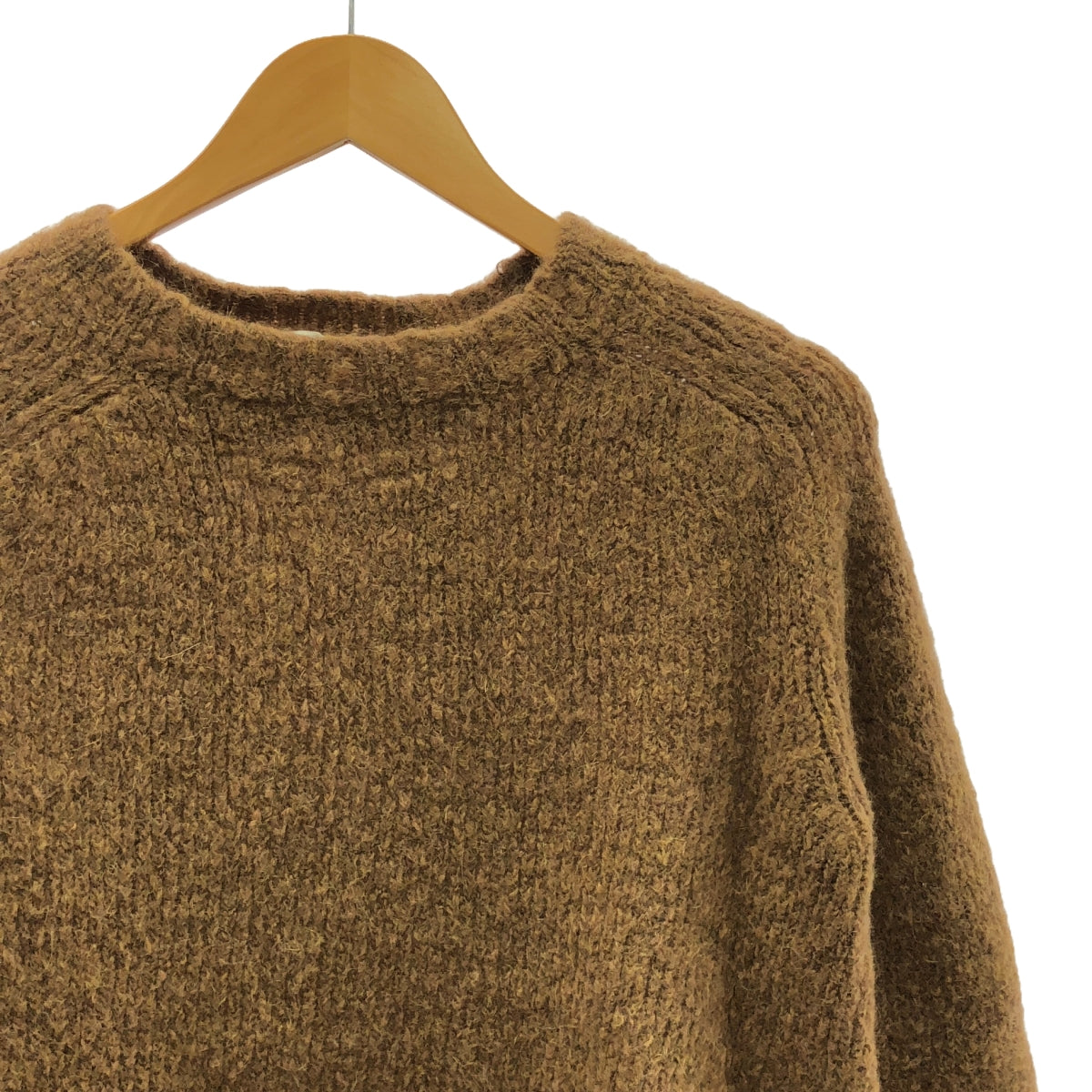 影視處 |羊毛針織套頭衫 | S |布朗 |女性的