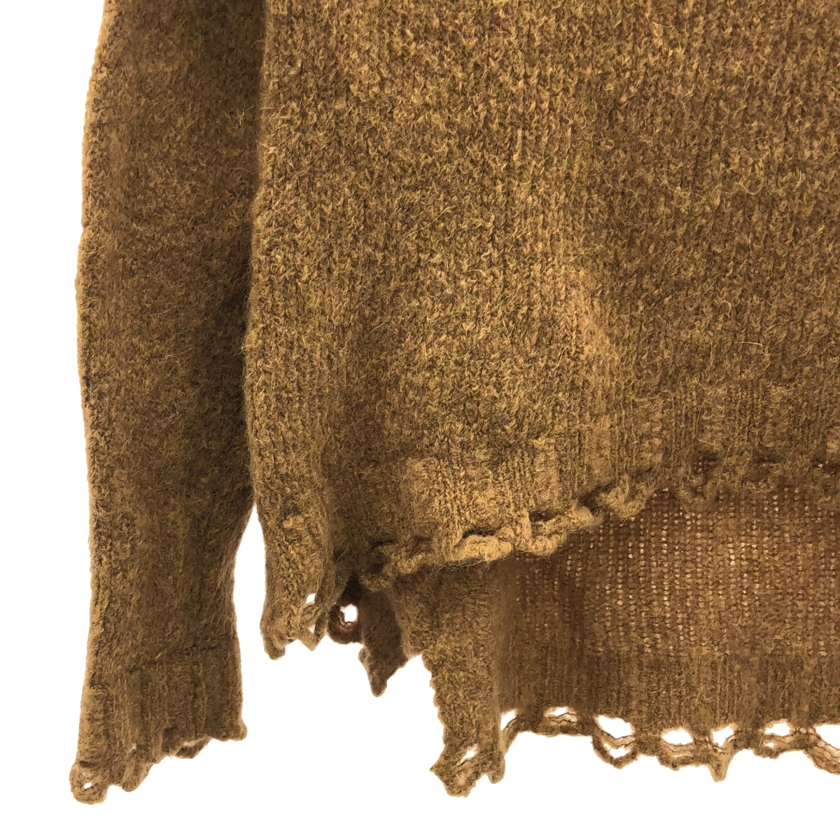 影視處 |羊毛針織套頭衫 | S |布朗 |女性的