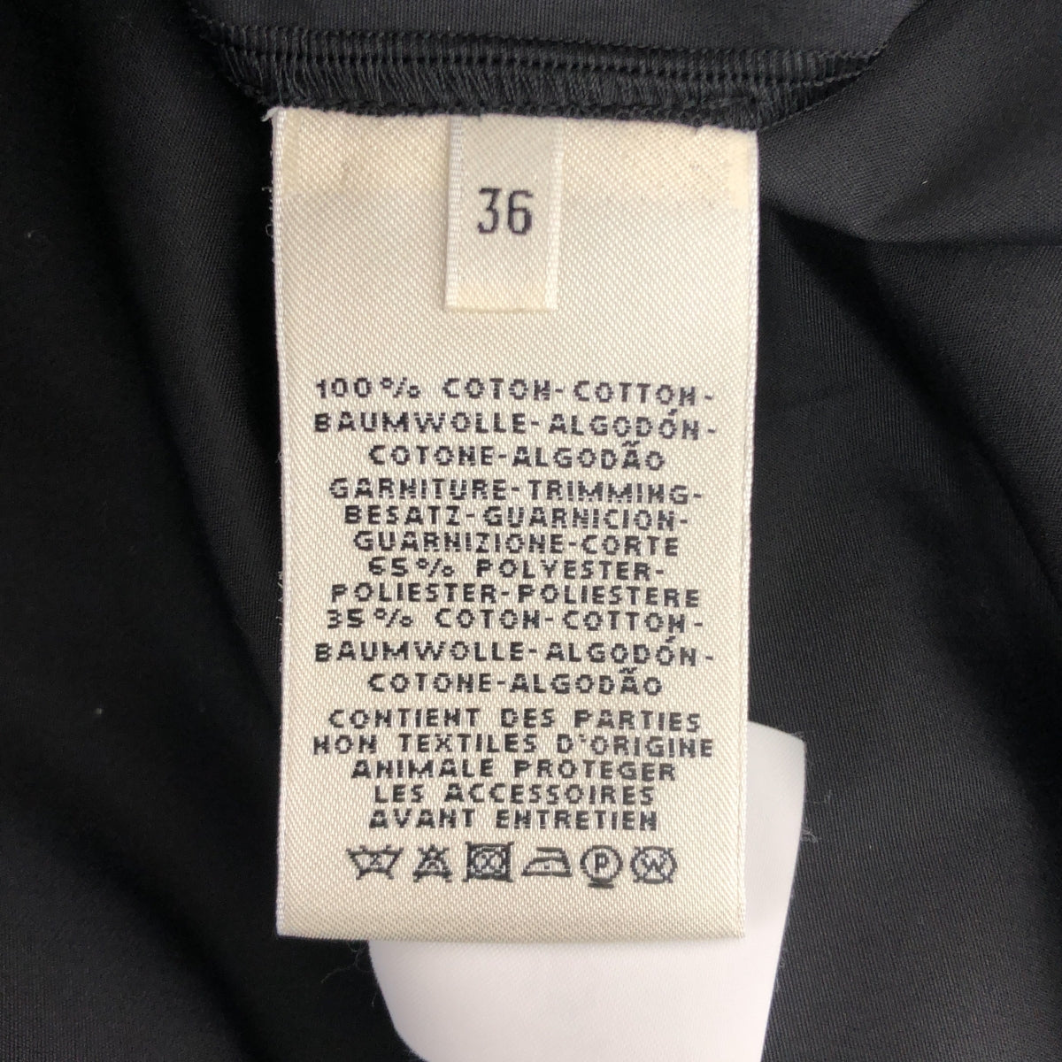 HERMES / エルメス | コットン セリエボタン オーバーシルエット ワンピース | 36 | レディース