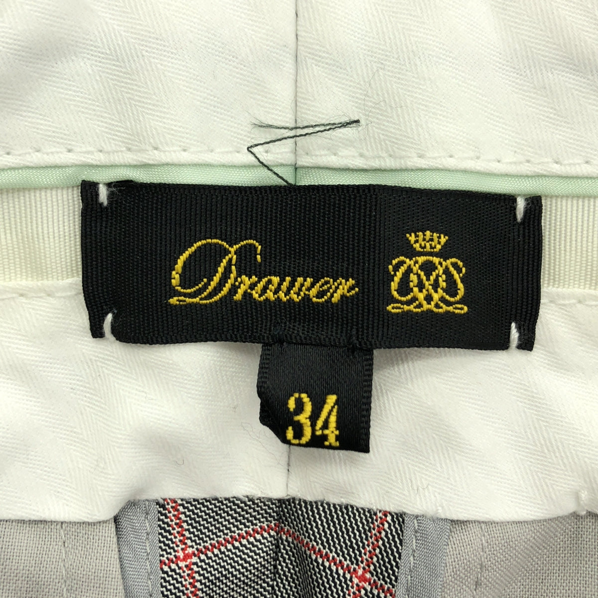 Drawer / ドゥロワー | チェック ロールアップ パンツ | 34 |