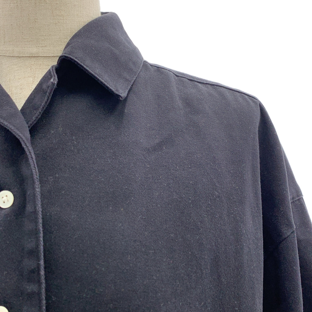 foufou | THE DRESS atelier 純棉連身裙 | XS | 黑色 | 女款